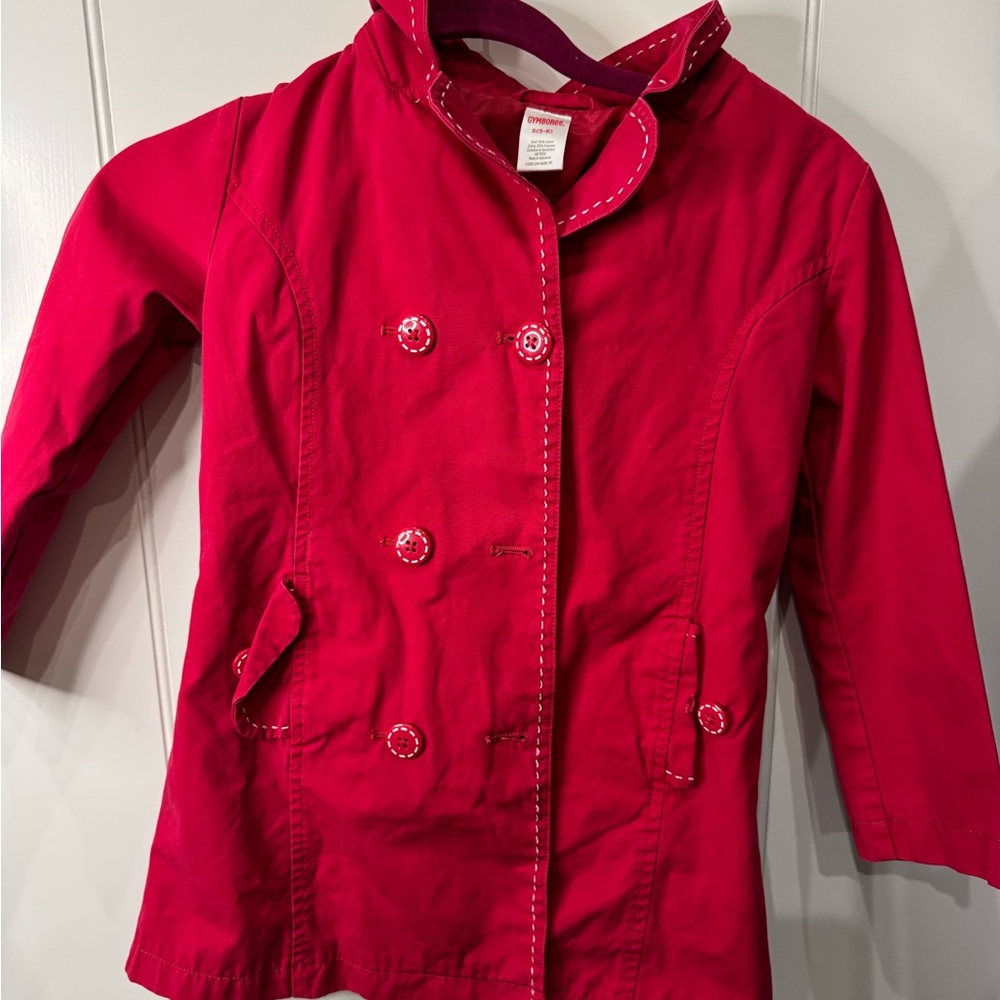 Gymboree Bright Red Kids Raincoat